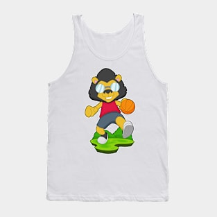 Lion Basketball player Basketball Tank Top